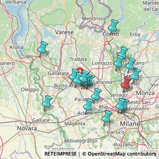 Mappa Via Crespi, 21050 Marnate VA, Italia (15.163)