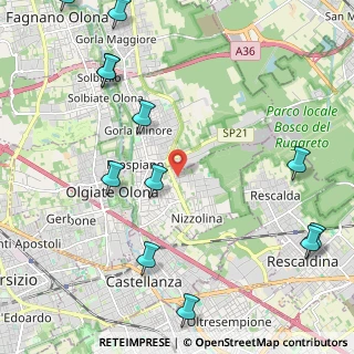 Mappa Via Crespi, 21050 Marnate VA, Italia (2.89083)