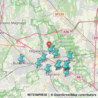 Mappa Via Crespi, 21050 Marnate VA, Italia (3.86417)