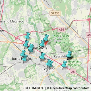 Mappa Via Crespi, 21050 Marnate VA, Italia (3.95882)