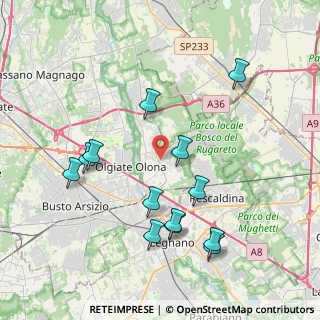 Mappa Via Crespi, 21050 Marnate VA, Italia (4.13615)