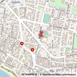 Mappa Via Pralungo, 10, 30027 San Donà di Piave, Venezia (Veneto)