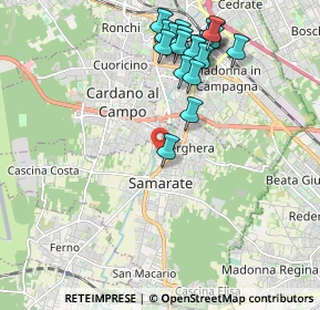 Mappa Via Assisi, 21017 Samarate VA, Italia (2.153)