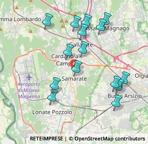 Mappa Via Assisi, 21017 Samarate VA, Italia (3.93067)