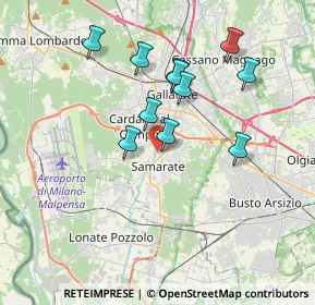 Mappa Via Assisi, 21017 Samarate VA, Italia (3.22545)