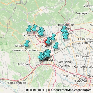 Mappa Via Roma, 36031 Dueville VI, Italia (10.1095)