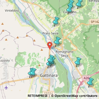 Mappa SS142, 13045 Gattinara VC, Italia (2.65583)