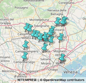 Mappa Via A. Marcello, 31050 Badoere TV, Italia (10.92368)