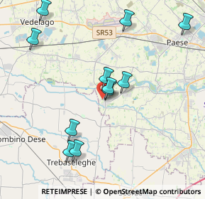 Mappa Via A. Marcello, 31050 Badoere TV, Italia (4.03636)