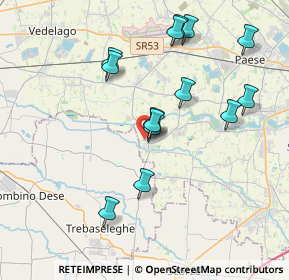 Mappa Via A. Marcello, 31050 Badoere TV, Italia (3.67286)