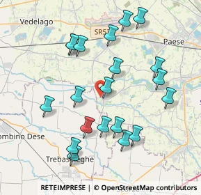 Mappa Via A. Marcello, 31050 Badoere TV, Italia (3.9595)