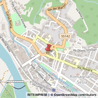 Mappa Via dei Martiri,  7, 28078 Romagnano Sesia, Novara (Piemonte)