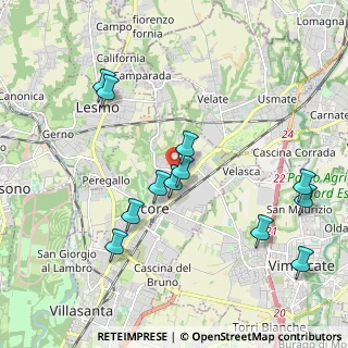 Mappa Via Camillo Golgi, 20862 Arcore MB, Italia (2.065)