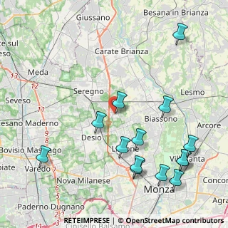 Mappa Via Gian Enrico Pestalozzi, 20851 Santa Margherita MB, Italia (4.97929)