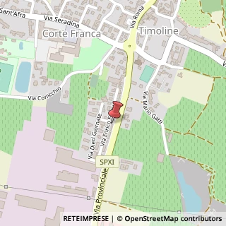Mappa Via Roma, 25, 25040 Corte Franca, Brescia (Lombardia)