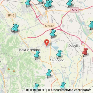 Mappa Via Sila, 36033 Isola vicentina VI, Italia (6.6585)