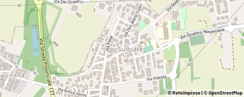 Mappa Sulbiate