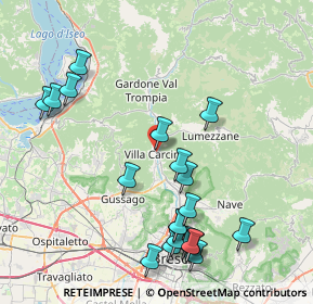 Mappa Via A. Murri, 25069 Villa Carcina BS, Italia (9.0905)