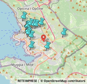 Mappa 34149 Trieste TS, Italia (3.21929)