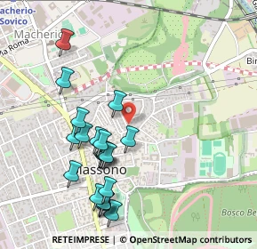 Mappa Via Thomas Alva Edison, 20853 Biassono MB, Italia (0.5125)