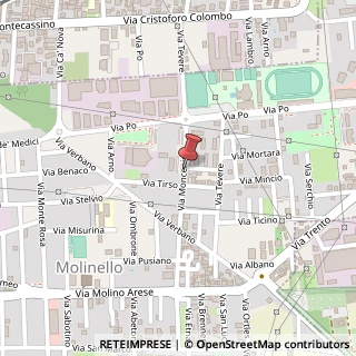 Mappa Via Moncenisio, 24, 20811 Cesano Maderno MB, Italia, 20811 Cesano Maderno, Monza e Brianza (Lombardia)