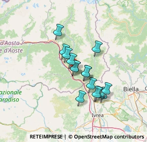 Mappa Frazione Machaby, 11020 Arnad AO, Italia (10.00867)
