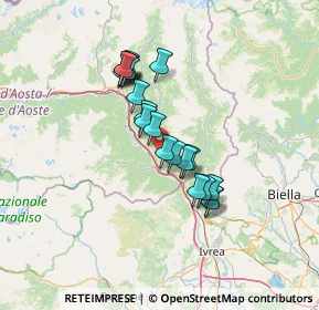 Mappa Frazione Machaby, 11020 Arnad AO, Italia (10.7855)