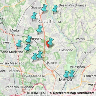 Mappa Via Lecco, 20851 Lissone MB, Italia (4.48833)
