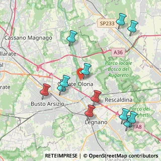 Mappa Via G. Matteotti, 21050 Marnate VA, Italia (4.64083)