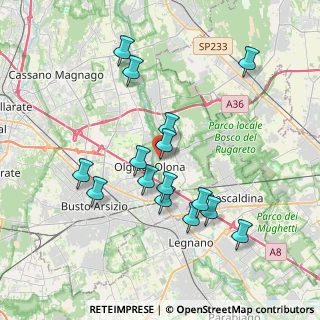 Mappa Via G. Matteotti, 21050 Marnate VA, Italia (3.584)
