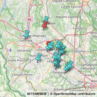 Mappa Via Giacomo Matteotti, 21050 Marnate VA, Italia (6.325)
