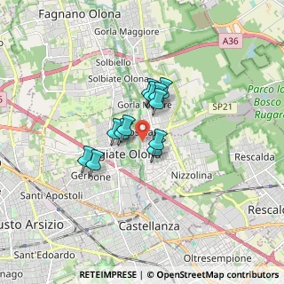 Mappa Via Giacomo Matteotti, 21050 Marnate VA, Italia (1.0525)