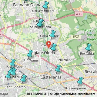 Mappa Via Giacomo Matteotti, 21050 Marnate VA, Italia (3.05)