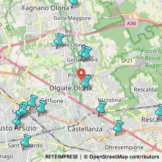 Mappa Via Giacomo Matteotti, 21050 Marnate VA, Italia (2.95714)