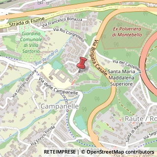 Mappa Vicolo dei mirissa 18/1, 34149 Trieste, Trieste (Friuli-Venezia Giulia)