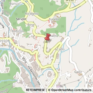 Mappa Via Bacconengo, 148, 13825 Valle Mosso, Biella (Piemonte)