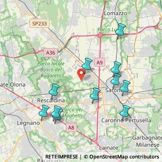 Mappa Gerenzano, 21040 Gerenzano VA, Italia (4.29364)