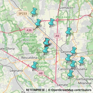 Mappa Gerenzano, 21040 Gerenzano VA, Italia (4.27154)