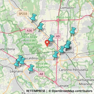 Mappa Gerenzano, 21040 Gerenzano VA, Italia (4.22077)