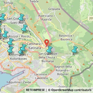 Mappa SP11, 34149 Trieste TS, Italia (3.69176)