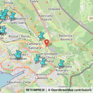 Mappa SP11, 34149 Trieste TS, Italia (3.632)