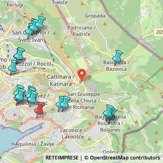 Mappa SP11, 34149 Trieste TS, Italia (3.067)