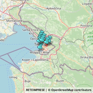 Mappa SP11, 34149 Trieste TS, Italia (16.81857)