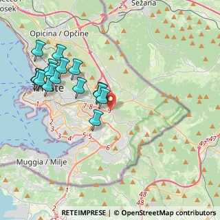 Mappa SP11, 34149 Trieste TS, Italia (4.1975)