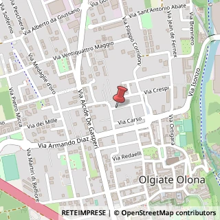 Mappa Via Dante, 9, 21057 Olgiate Olona, Varese (Lombardia)