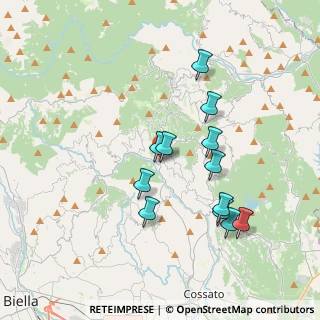 Mappa Via Bacconengo, 13825 Valle Mosso BI, Italia (3.38833)