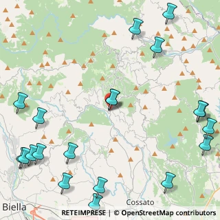 Mappa Via Bacconengo, 13825 Valle Mosso BI, Italia (6.4775)