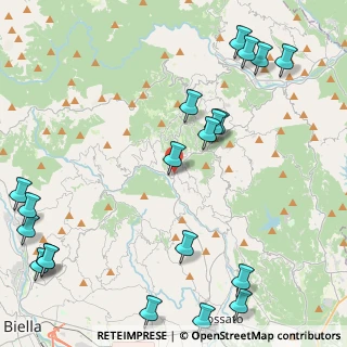 Mappa Via Bacconengo, 13825 Valle Mosso BI, Italia (5.996)