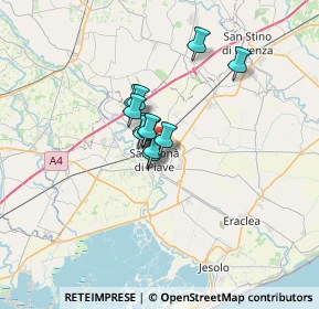 Mappa Via Papa Giovanni XXIII, 30027 San Donà di Piave VE, Italia (3.63333)