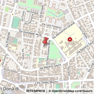 Mappa Via Ippolito Nievo, 8, 30027 San Donà di Piave, Venezia (Veneto)